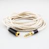 16 Core OCC Silver Plated Headphone Earphone Extension Cable for 4.4mm Male to 4.4mm Female view 1