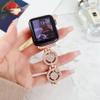 Wristband for Apple Watch 38mm 40mm 41mm 42mm 44mm 45mm 49mm Stainless Steel Accessory Wristband for IWatch 9/8/7/6/5/4/3/2/1/SE Series Women (Rose golden,42-44-45-49 MM,) view 3