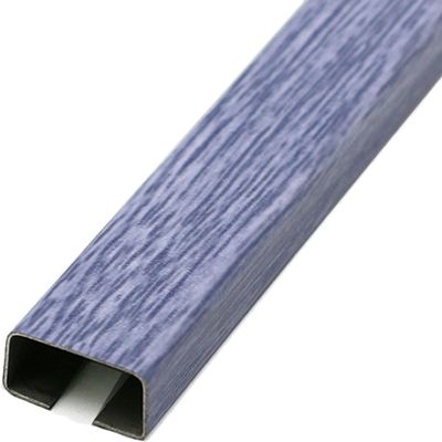 RAKKYO Wood Grain Cord Covers for Hardwood Floor/Antique Wall, Large Thick Metal Chandelier Computer Cable Protector, 1m(39") Long (Color : Purple, Size : 0.8X0.4 in/20X10mm)