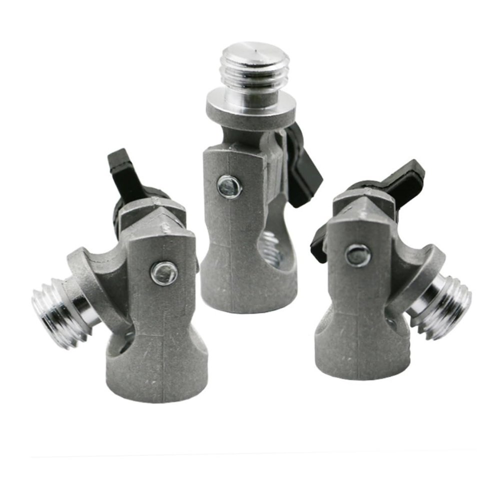 Angoily 2pcs Aluminum Alloy Tripod Adapter Dual Slope Adjustment Bracket for Leveling and Surveying Use Level Bracket for Enhanced Stability and Precision