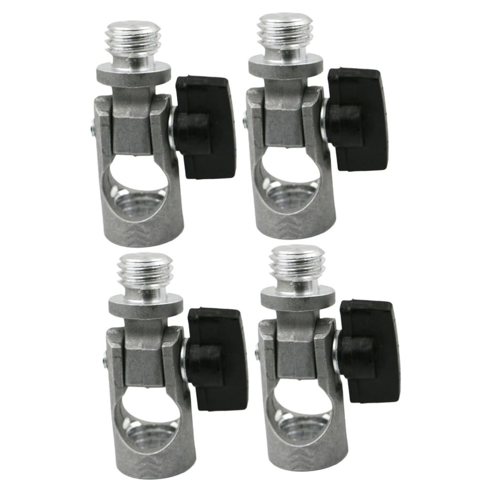 DOITOOL 4pcs Aluminum Alloy Level Bracket Tripod Adapter Dual Slope Adjustment for Enhanced Stability and Precision Surveying and Construction Tasks