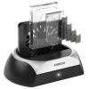 FIDECO Hard Drive Docking Station, M.2 NVMe SSD Docking Station with Cooling Fan, Support 2.5 and 3.5 inch SATA HDD and M.2 NVMe SATA SSD, Ultimate Heat Dissipation view 1