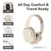 FIKDCMJBluetooth Headphones Over Ear,Wireless Headphones 12H Playtime and Noise Cancelling, HiFi Stereo Foldable Lightweight Headset, Deep Bass with Soft Protein Earpads for Home Office Cellphone view 3