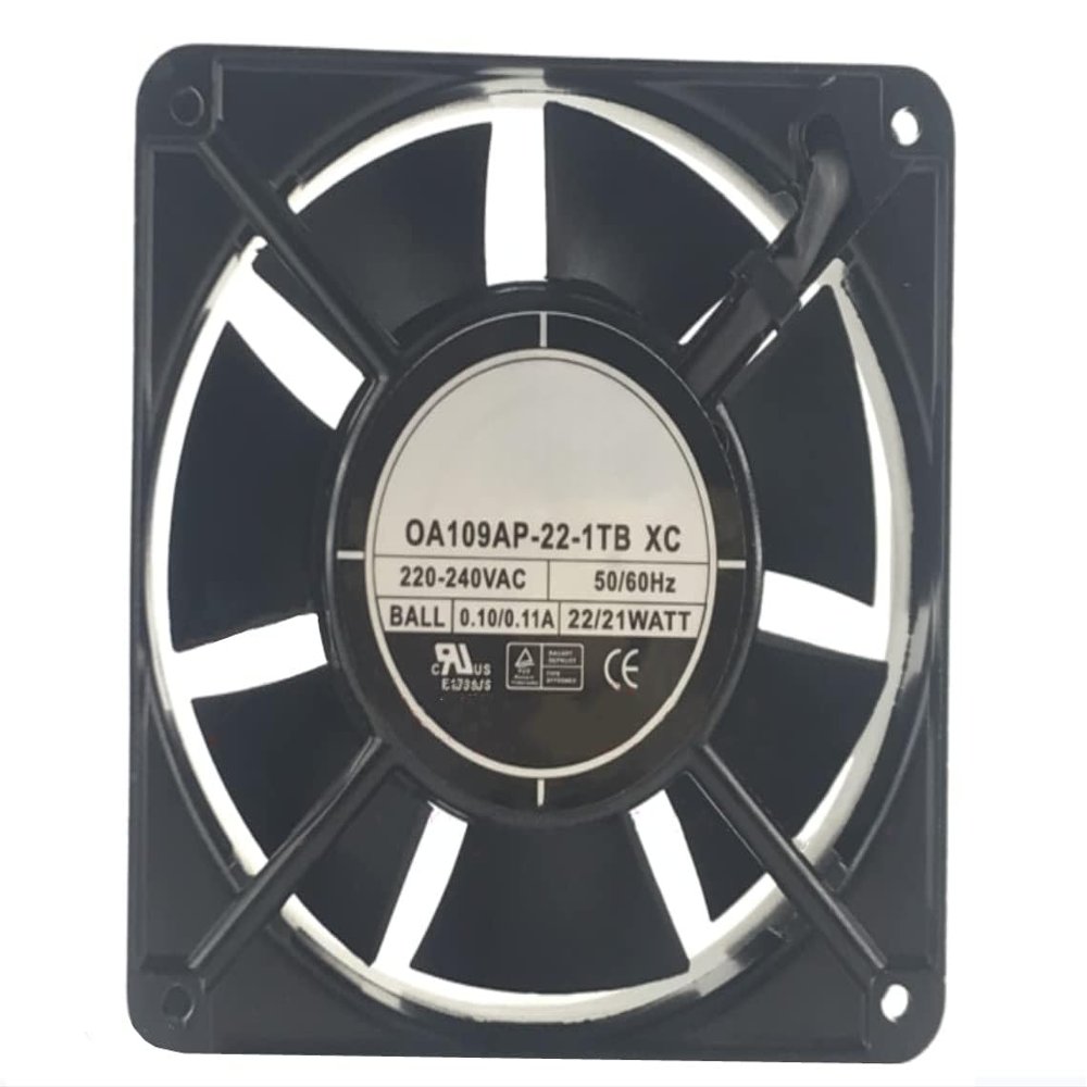 Cooling Fan 220-240V 120mm 12038 for OA109AP-22-1TB XC 22/21W 0.10/0.11 120X120X38MM AC Cooling Fan 2-Wire