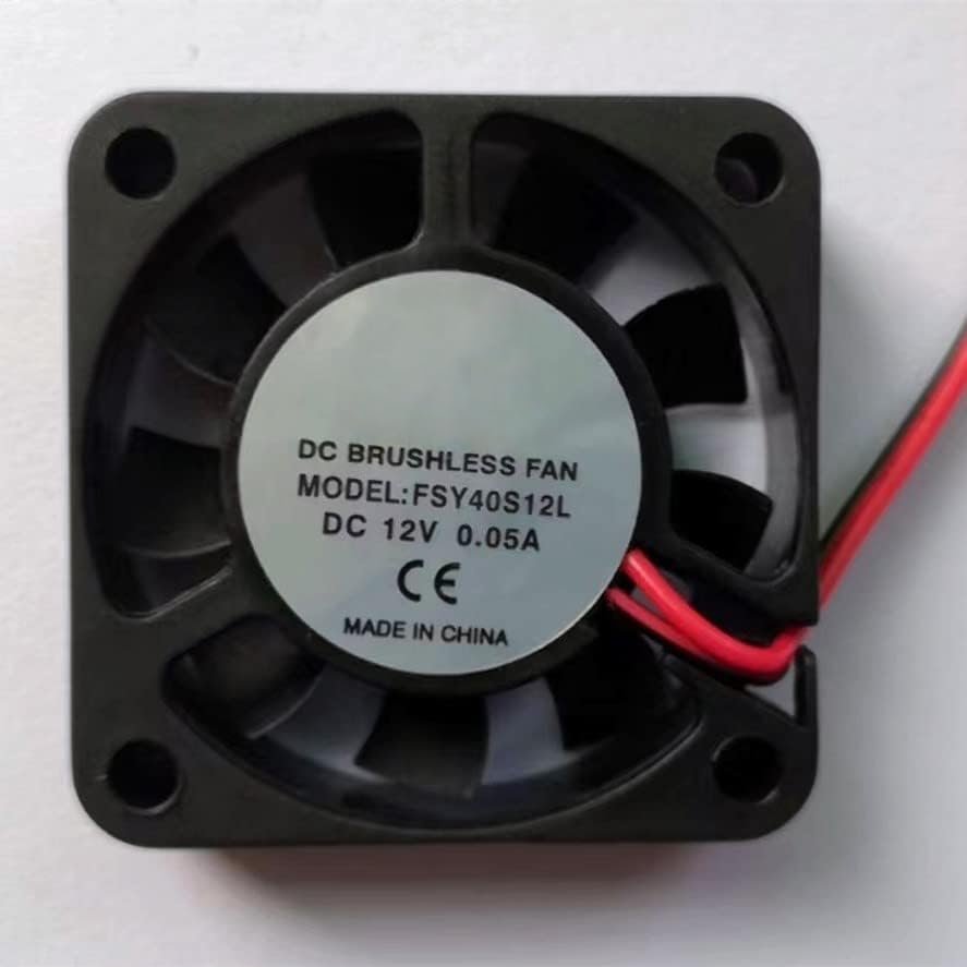 for FSY40S12L 12V 0.05A 4CM 2-Wire Cooling Fan