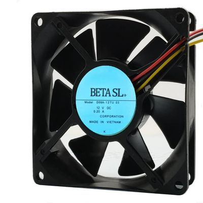 Cooling Fan 12V 90mm 9025 for D09A-12TU 03 0.20A 90x90x25mm Cooling Fan