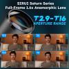 SIRUI Saturn 75mm T2.9 1.6X Full Frame Carbon Fiber Anamorphic Lens, Cine Lens for Z Mount Cameras, Less Than 500g (Blue Flare) view 3