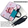 Pig Print Laptop Bag Removable Shoulder Strap Laptop Bag Portable Computer Bag view 3