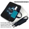 JCAKES Horror Ghost Skull Print Laptop Bag Removable Shoulder Strap Laptop Bag Portable Computer Bag view 3
