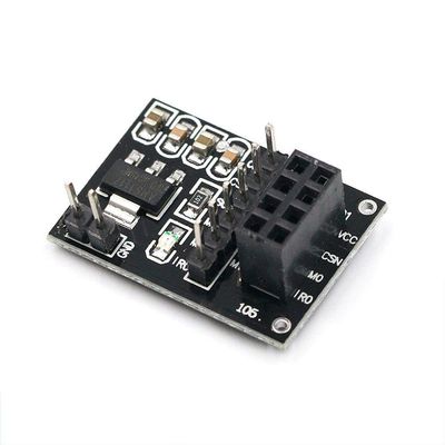 5pcs NRF24L01 Wireless Adapter Module 3.3V Socket Adapter Plate Board for 8Pin for arduino Robot Car 24L01 Wireless Module
