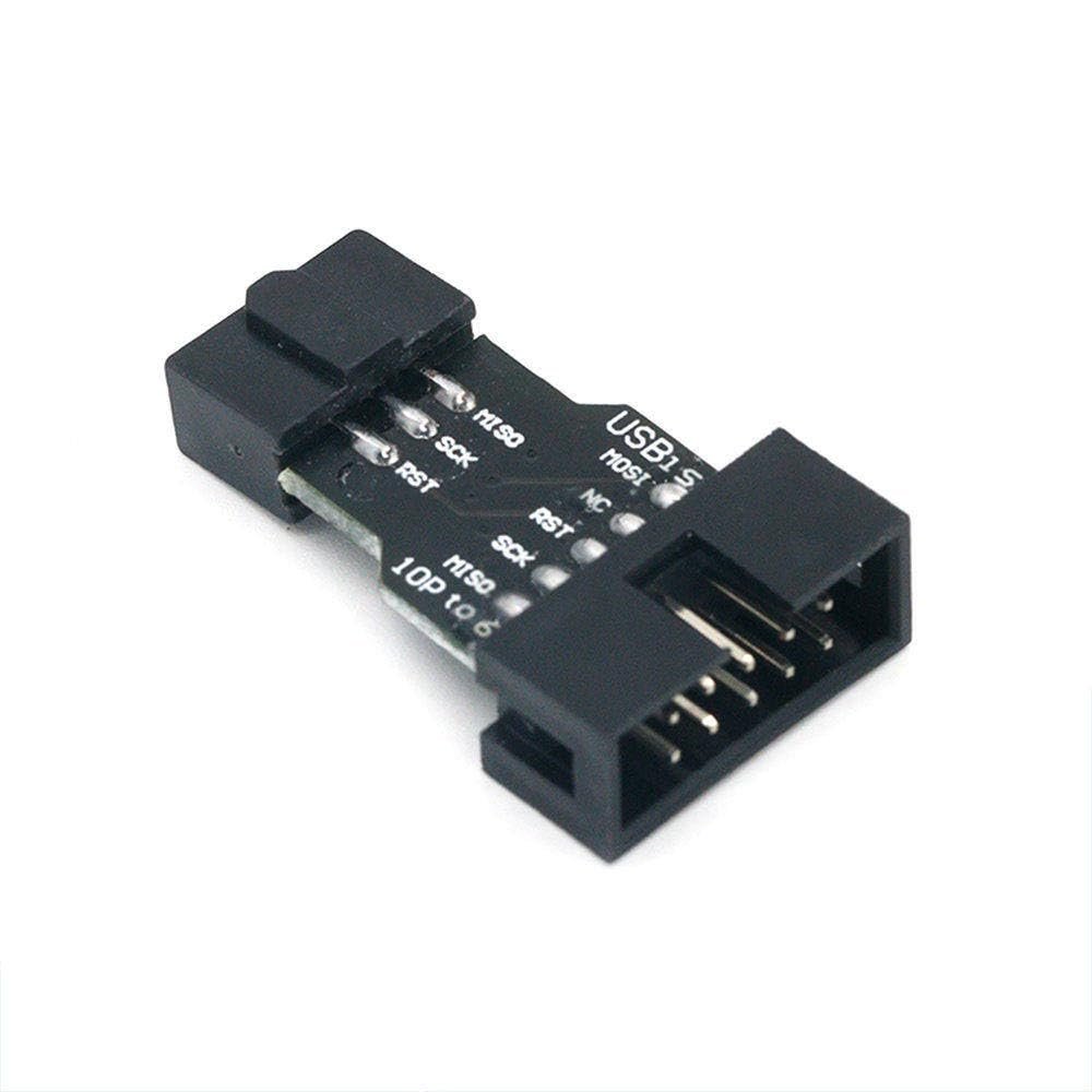 10Pin to 6PiN Convert to Standard 10 Pin to 6 Pin Adapter Board for STK500 AVRISP USBASP ISP Interface Converter AVR