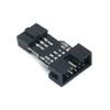 10Pin to 6PiN Convert to Standard 10 Pin to 6 Pin Adapter Board for STK500 AVRISP USBASP ISP Interface Converter AVR view 1