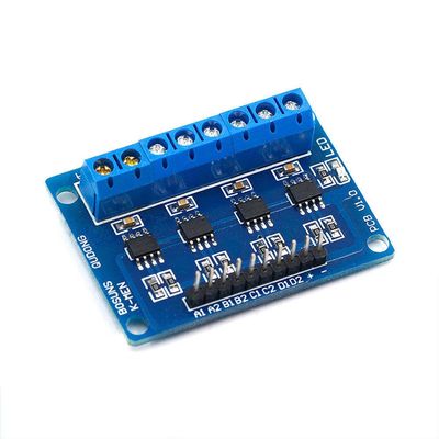 4CH 4 Channel HG7881 Chip H-Bridge DC 2.5-12V Stepper Motor Driver Module Controller PCB Board 4 Way 2 Phase for Arduino