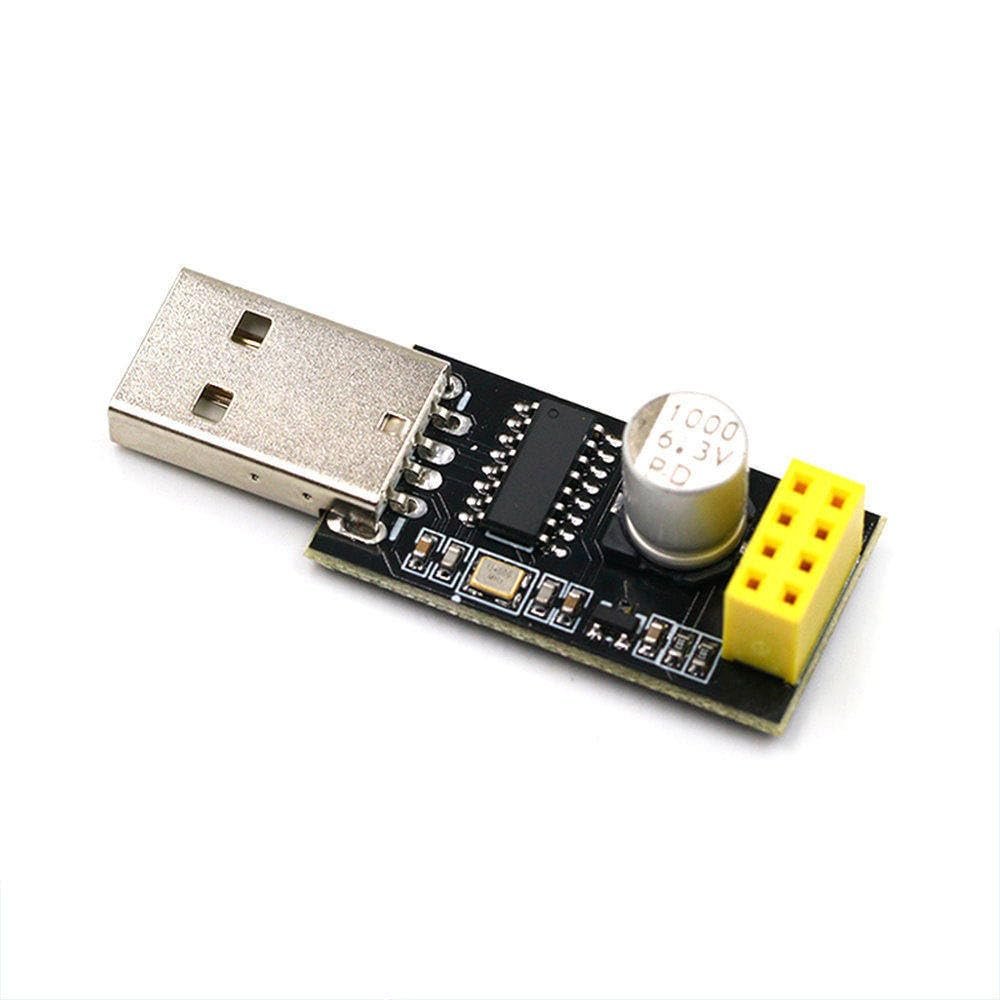 CH340 USB to ESP8266 ESP-01 WiFi Module Adapter Computer Phone Wireless Communication Microcontroller
