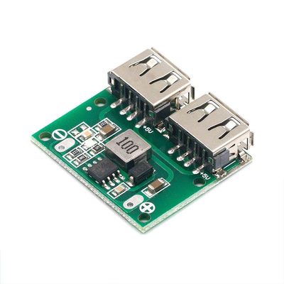 9V 12V 24V to 5V DC-DC Step Down Charger Power Module Dual USB Output Buck Voltage Board 3A Car Charge Charging Regulator 6-26V
