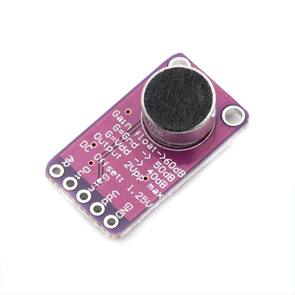 10PCS MAX9814 Microphone AGC Amplifier Board Module Auto Gain Control Programmable Attack and Release Ratio Low THD