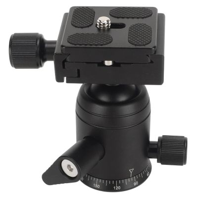 Multi Knob Ball Head with Panning Knob Lock Knobs BubbleLightweight Wide Compatibility Stable Design, 360 Degree Rotating Panoramic U Shaped Slot