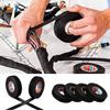 ZZJMCH 4 Rolls Black Wire Harness Cloth Tape, Speaker Wiring Harness Cloth Tape, for Automobile Electrical Wire harnessing Noise Dampening Heat Proof (Width: 20mm, Length: 50Ft) view 4