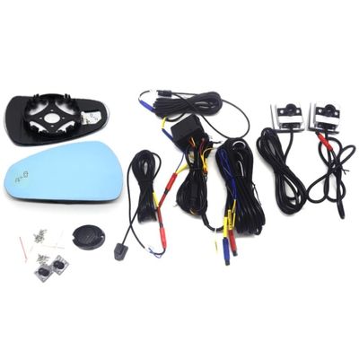 Car Blind Spot Monitoring System BSD BSA BSM Radar Parking Sensor Assist Lane Changing Compatible for Trumpchi GS4 2015-2023 (Color : Blue Mirror)