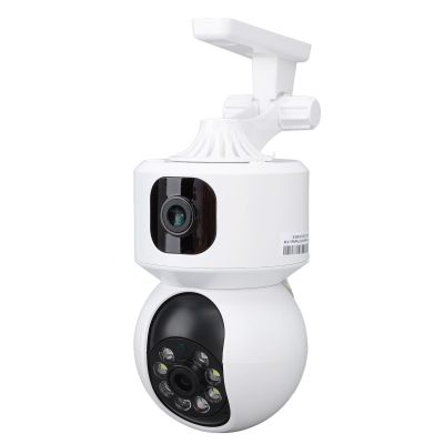 WiFi Security Camera,Indoor Dual Lens 360 PTZ Smart Security Camera, Motion Detection,Color Night Vision,2 Way Talk,Ideal for Home Security,Baby,Pet Monitoring