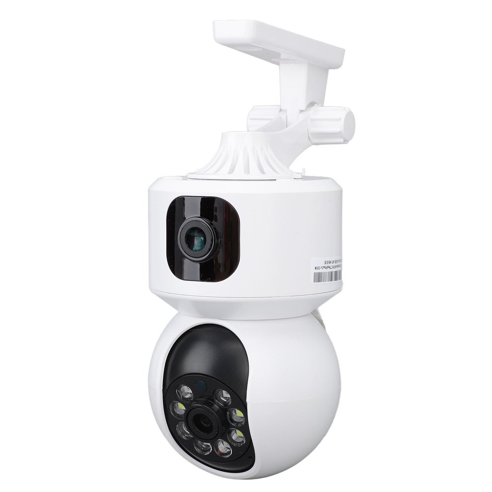 WiFi Security Camera,Indoor Dual Lens 360 PTZ Smart Security Camera, Motion Detection,Color Night Vision,2 Way Talk,Ideal for Home Security,Baby,Pet Monitoring