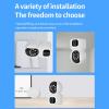 WiFi Security Camera,Indoor Dual Lens 360 PTZ Smart Security Camera, Motion Detection,Color Night Vision,2 Way Talk,Ideal for Home Security,Baby,Pet Monitoring view 3