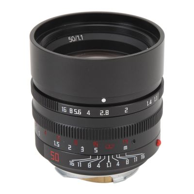 50mm F1.1 Full Frame Lens, Large Aperture M Mount Lens, Auto Manual Focus Standard Portrait Lens for M Mount M240 M3 M6 M7 M8 M9 M9p M10 Camera
