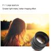 50mm F1.1 Full Frame Lens, Large Aperture M Mount Lens, Auto Manual Focus Standard Portrait Lens for M Mount M240 M3 M6 M7 M8 M9 M9p M10 Camera view 3