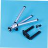 PartyKindom 3pcs Camera Tripod Stand Holder Section Legs Phone Clamp Mount Non-Slip Feet Tripod view 4