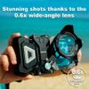 DIVEVOLK SeaTouch 4 MAX Plus kit with 0.6X Wide Angle Lens for iPhone 12/12 Pro/12 Pro Max/13/13 Pro/13 Pro Max/14/14 Pro/14 Pro Max/15/15 Pro/16Pro/16Pro Max view 3