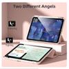 TEKNET Slim Transparent Back Case Cover for Huawei MatePad 11.5 (2023) Tablet Models: BTK-W00, BTK-W09 with S-Pen Stand Shock Proof Auto Activation/Sleep (Pink) view 2