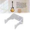Guitar Wall Mount Hanger, Acrylic Ukulele Hanger Hook Guitar Wall Mount Holder Wall Hook Holder Stand for Guitar view 4