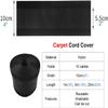 RAKKYO Carpet Cord Cover Strip Secure and Hide Floor Cables, Dog Cat Animal Protector, Sconce Chandelier Computer Screen Wires Organizer (Size : 3m(10ft)), 231135 view 2