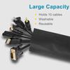 RAKKYO Carpet Cord Cover Strip Secure and Hide Floor Cables, Dog Cat Animal Protector, Sconce Chandelier Computer Screen Wires Organizer (Size : 3m(10ft)), 231135 view 3