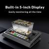 AVMATRIX Shark S6 6CH HDMI/SDI Multi-Camera Video Mixer Switcher with 5" FHD Screen for Live Streaming, SDI/HDMI in, USB/SD Card Record, Ethernet/USB Out Video Switcher for Real Time Live Stream view 3