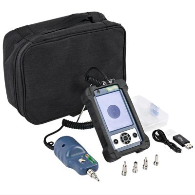 400X Fiber Optic Inspection Probe Kit,Microscope 400x End Face Magnifying Glass,Professional Connector Detector,with 3.5 inch Display Screen Monitor, SC/FC/ST/LC/SC Female/LC Female