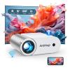 Antmap Mini Projector with WiFi and Bluetooth, 1080P Support Portable Projector for iPhone, 200 Portable Projectors for Bedroom, Compatible with Phone/Pad/Laptop/TV Stick view 1