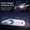 Antmap Mini Projector with WiFi and Bluetooth, 1080P Support Portable Projector for iPhone, 200 Portable Projectors for Bedroom, Compatible with Phone/Pad/Laptop/TV Stick view 2