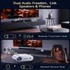 Antmap Mini Projector with WiFi and Bluetooth, 1080P Support Portable Projector for iPhone, 200 Portable Projectors for Bedroom, Compatible with Phone/Pad/Laptop/TV Stick view 4