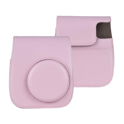 Andoer Camera Case Instant Camera Case Bag Magnetic Buckle PU Leather with Shoulder Strap Compatible with Fujifilm Instax Mini 12/11/9/8