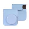 Andoer Camera Case Protective Case for Instant Camera PU Leather Camera Case with Adjustable Removable Shoulder Strap Replacement for Fujifilm Instax Mini 12, blue view 1