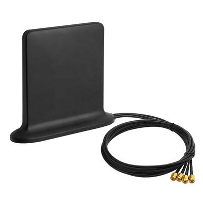 4G LTE 5G Combination Antenna 4 in 1 Desktop 5G Router CPE High Gain High Speed Gaming Aerial Sucker Magnetic Basement 6000-6000MHz SMA Male