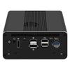HKUXZR Firewall Appliance Mini PC, Intel Processor U300E Quad Core 10G*2 4xIntel I226 2.5G Ethernet VPN Soft Routing,2*USB3.2 1*TF Slot 2*SATA 1*M.2 NVMe x4 8/16/32/64GB DDR5 M.2 Nvme (NO RAM NO SSD) view 3