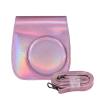 Andoer Camera Case Instant Camera Case Bag Magnetic Buckle PU Leather with Shoulder Strap Compatible with Fujifilm Instax Mini 12/11/9/8, multicolour, Formal view 3