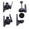 Audio Rack Speaker Stand 2 Packs Sound Speaker Mounts Black Universal Wall Mount Speaker Brackets 7.7lbs Weight Capacity Swivel & Tilt Media Cabinet view 4