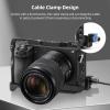 Andoer Camera Cage Video Cage Aluminum Alloy Camera Cage with Magnetic Key Slot Cold Shoe Holder Quick Release Slot Ark, Black view 2