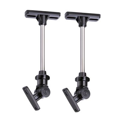 Audio Rack 1 Pair UP10A-268mm Zinc Alloy Universal Ceiling Mount Surround Speaker Stand Bracket Full Motion Speaker Hanger Load 10kg Speaker Stand Media Cabinet
