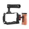 Andoer Camera Stabilizer Cage for Camera Top Handle + Protective Cage Kit for Side Grip Video Cage for Camera Aluminium Alloy with Slot view 1