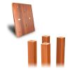 Audio Rack Wooden Speaker Support Surround Speaker Foot Stand Card Package Professional Audio Box Floor Stand Audio Frame Media Cabinet (Color : B) view 3
