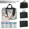 15.6 Inch Laptop Or Tablet,Durable And Water-Repellent Fabric, Business Casual,White Marble Rose Gold Pattern view 2